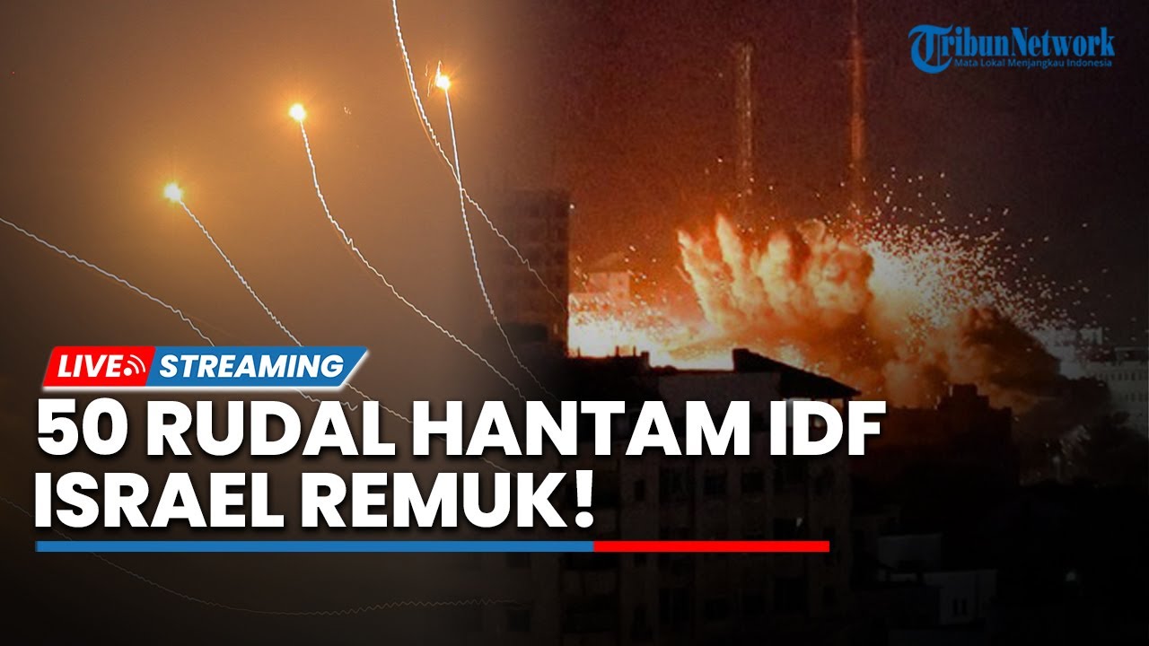 🔴Israel Remuk Dihantam 50 Rudal Hizbullah, Israel Lakukan Siaga Tinggi