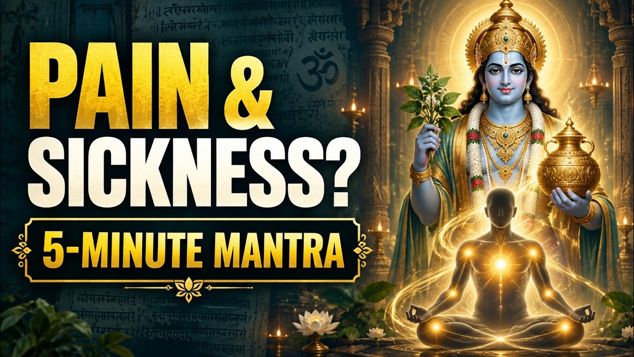 DISSOLVE ALL SICKNESS & PHYSICAL PAIN IN 5 MINUTES: ANCIENT HEALING CODE :ॐ AROGYA NIDHI MANTRA
