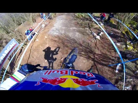 Rachel Athertons Winning Mountain Bike POV Run from Lourdes