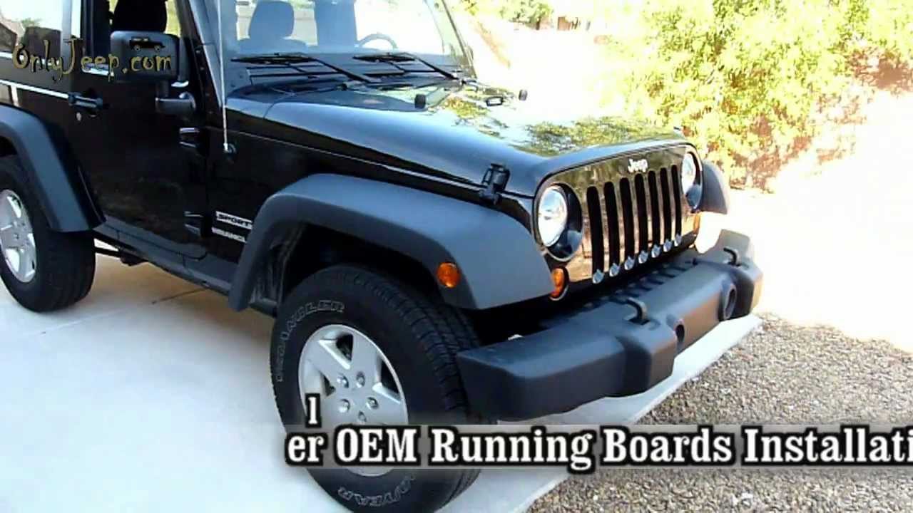 Oem jeep wrangler running boards