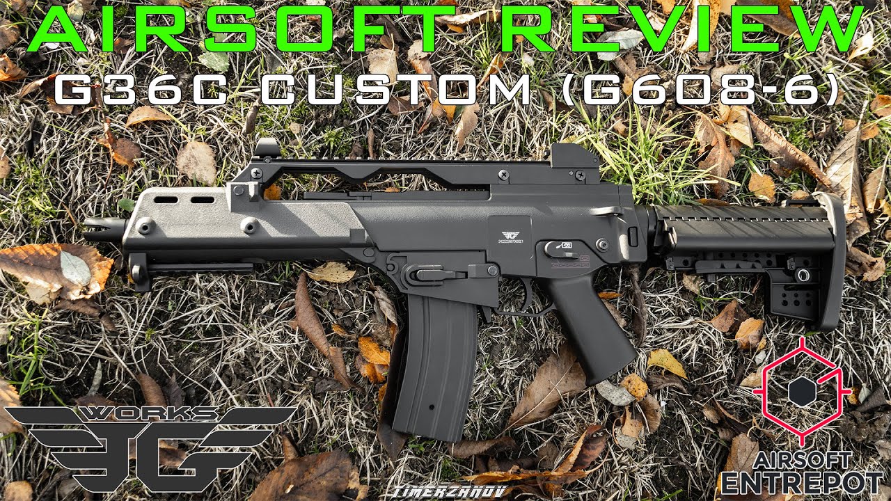 Airsoft Review #214 Jing Gong G36C Custom (JG608-6) AEG (Airsoft Entrepot) [FR]