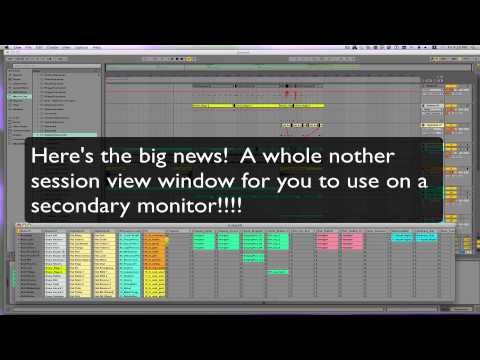 Ableton Live M4L device for multiple monitor performing