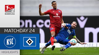 Karlsruhe-Gala Surprises HSV | KSC — Hamburger SV 4-2 | Highlights | MD 24 — BuLi 2 22/23