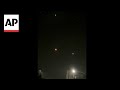 Iranian drones or rockets seen in the sky above Amman in Jordan