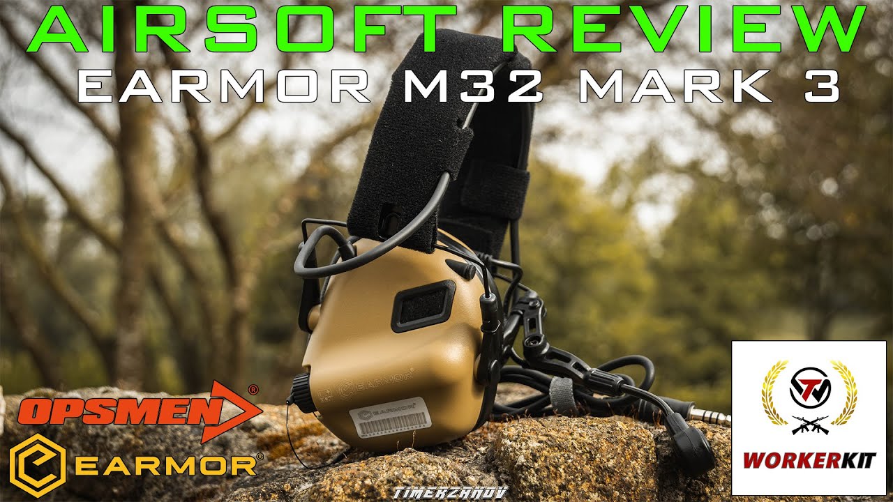 Airsoft Review #243 [GEAR] OPSMEN Earmor M32 Mark 3 Headset (WORKERKIT) [FR]