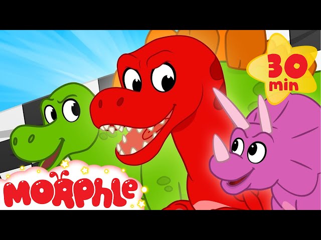 Dinosaur Race - My Magic Pet Morphle | Cartoons For Kids | Morphle TV | BRAND NEW