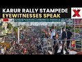 Tamil Nadu Stampede LIVE | Rally Stampede Eyewitnesses Speak: Kulandhaivel & Dinesh Reveal Details