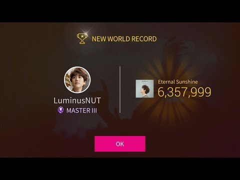 Superstar SMTown - World Record #1 - Kyuhyun - Eternal Sunshine (Hard)