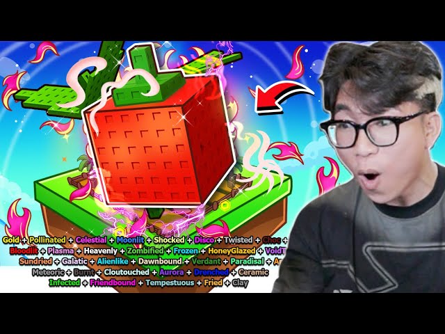 BI HUỲNH TẠO TẤT CẢ MUTATION CHO CÂY GRAND TOMATO 567KG PHÁ ĐẢO GROW A GARDEN