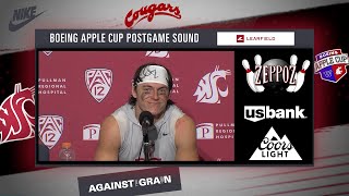 WSU Football: John Mateer Boeing Apple Cup Washington Postgame | 9/14/24