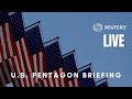 LIVE: Pentagon briefing with Brig. General Patrick Ryder