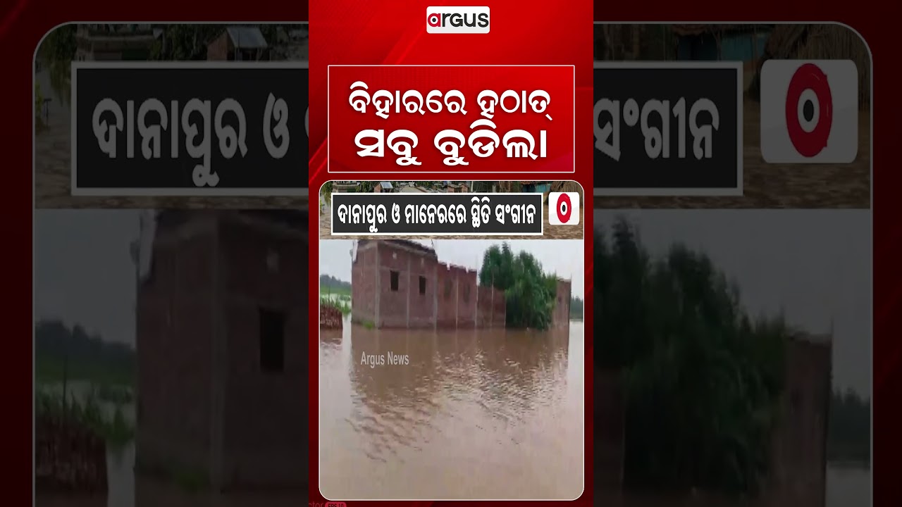ବିହାରରେ ହଠାତ୍‌ ସବୁ ବୁଡିଲା | Bihar Flood Fury: Ganga & Sone River Water Level Rising