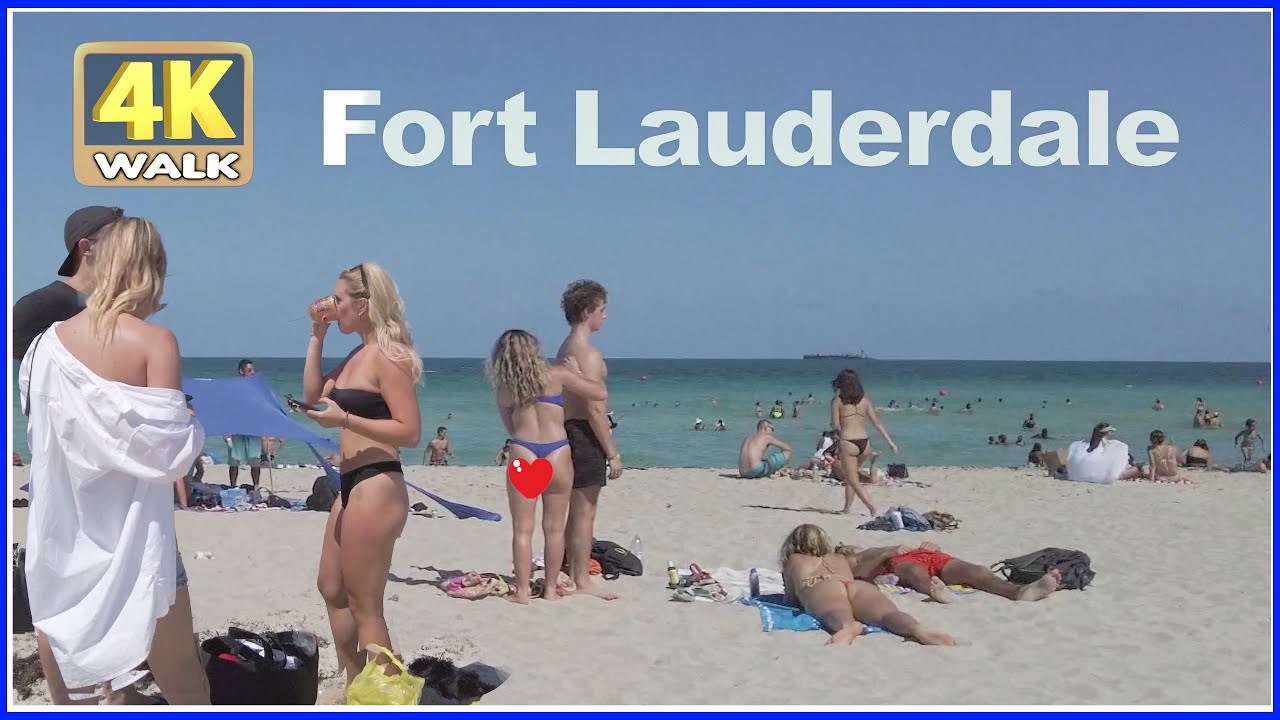 【4K】WALK Fort Lauderdale FLORIDA we love it! USA 4k video