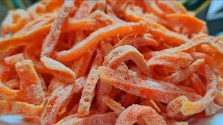 MỨT CÀ RỐT - Cách làm mứt cà rốt dẻo ngon vị sữa màu đẹp
