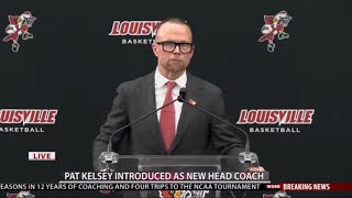 Watch | University of Louisville introduces Pat Kelsey as its new men's basketball coach