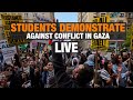 US Nationwide Campus Protest | University Students Demonstrate Against Conflict in Gaza | News9