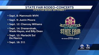 New Mexico State Fair concert lineup 2023