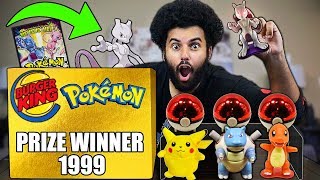 Opening 57 Vintage POKEMON BLIND BAGS!! From A 1999 BURGER KING *CONTEST WINNERS* $500 MYSTERY BOX!!