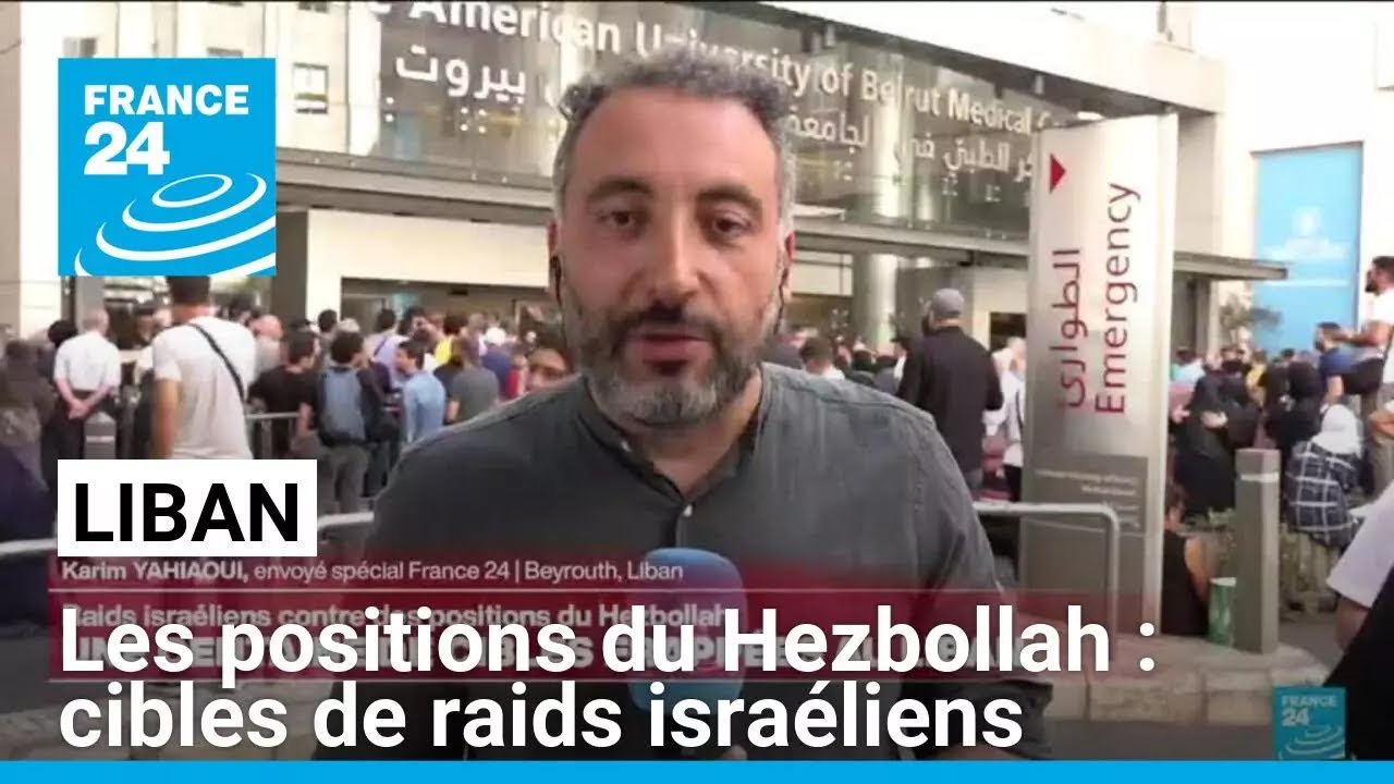 Raids israéliens sur les positions du Hezbollah : une centaine de cibles frappées au Liban