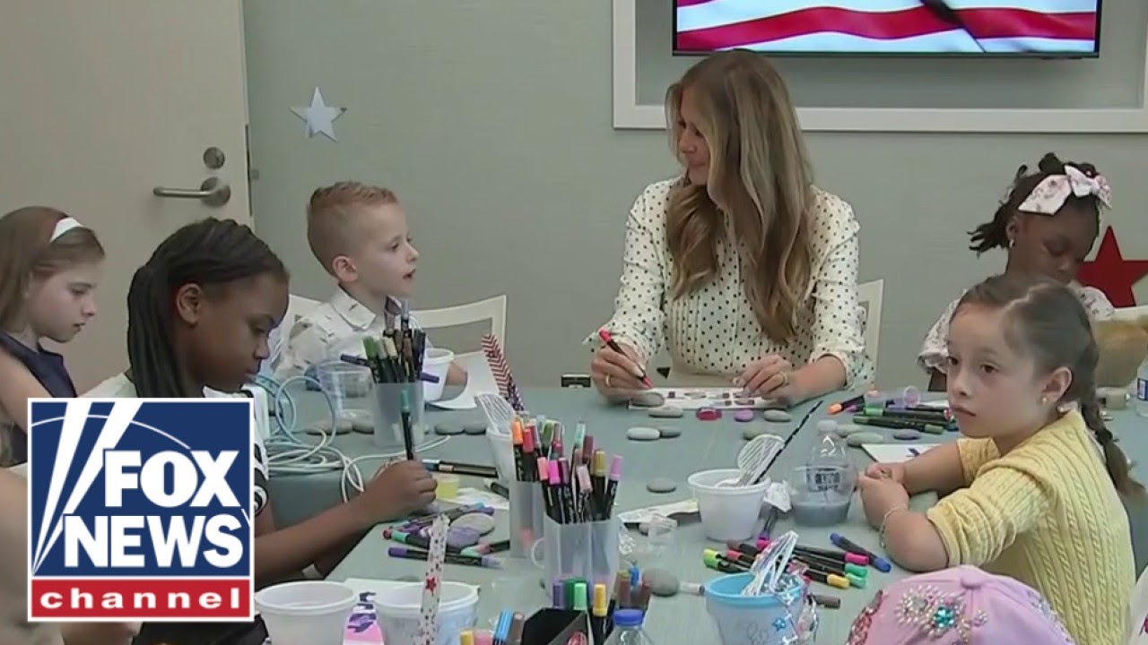 WATCH LIVE: First lady Melania Trump visits Children's National Hospital