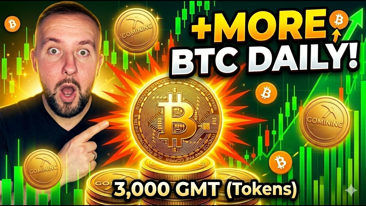3,000 GoMining Tokens = THIS Much More Bitcoin Per Day