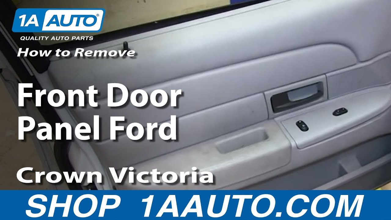 Ford crown victoria door panel removal