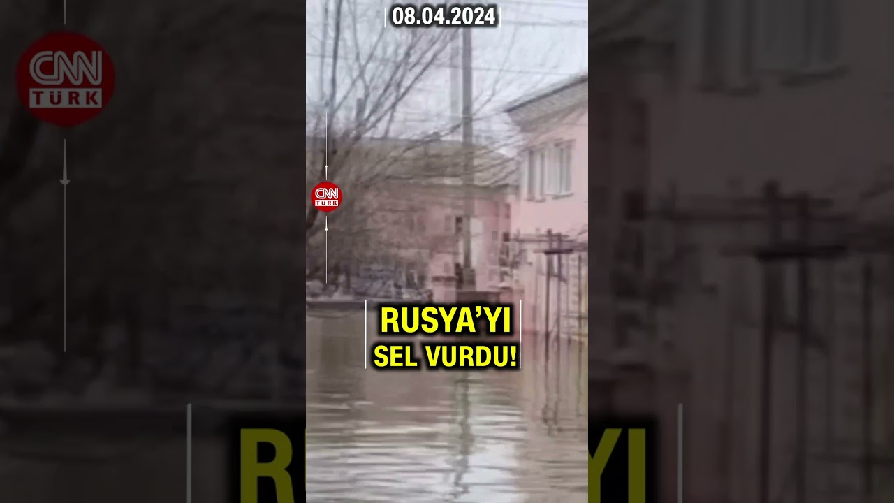 Rusya’yı 10 Bin Ev Sular Altında Kaldı, Bölgede 6 Binden Fazla Kişi Tahliye Edildi #Shorts