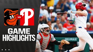 Orioles vs. Phillies Game Highlights (8/4/25) | MLB Highlights