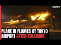 Tokyo Plane Fire: Plane In Flames At Tokyo Airport After Collision, Over 350 Evacuated