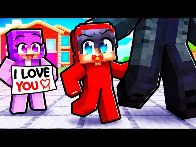 BABY ZOEY Has a Crush on BABY CASH (Minecraft)