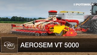 AEROSEM VT 5000 trailed pneumatic seed drill combinations – Walkaround