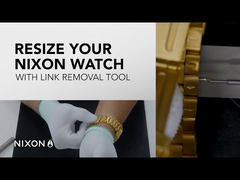 How to Use a Watch Link Removal Tool to Adjust a Metal Watch Band with Cotter Pins