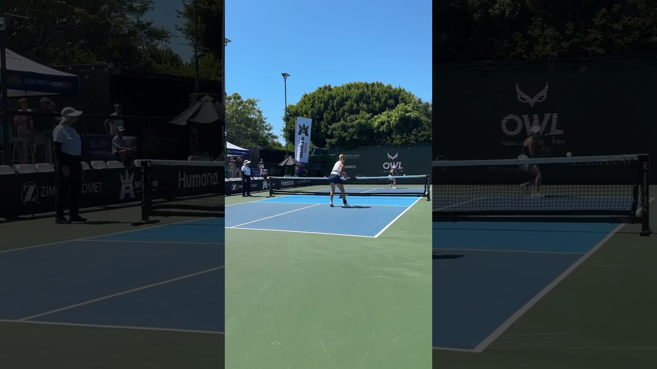 Kate Fahey finding the angles 📐 #pickleball #pickleballhighlights