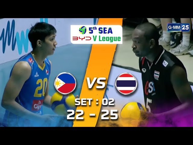 Philippines 🇵🇭 vs Thailand 🇹🇭 | Highlight (SET 2) | 10 ก.ค. 68 | SEA V.League