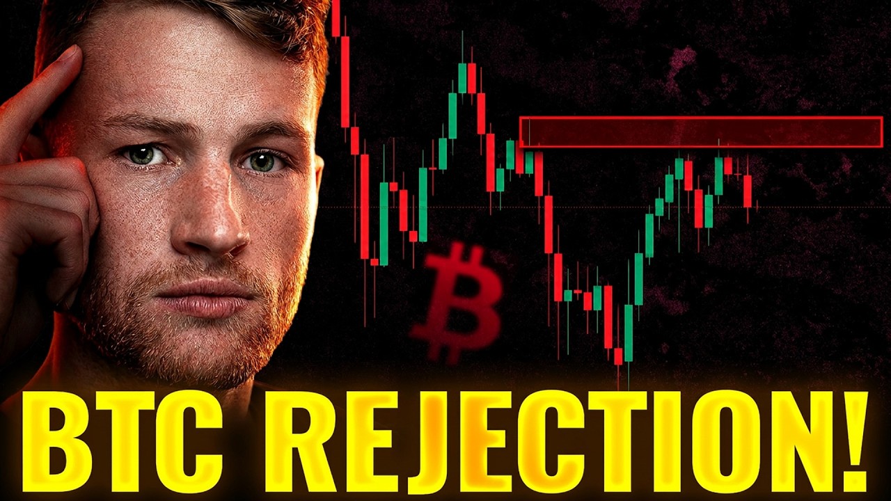Bitcoin Rejection! The Bearish Scenario Is Now in Play