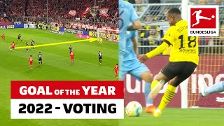 The 15 BEST Goals from 2022 — Vote for your Goal of the Year!