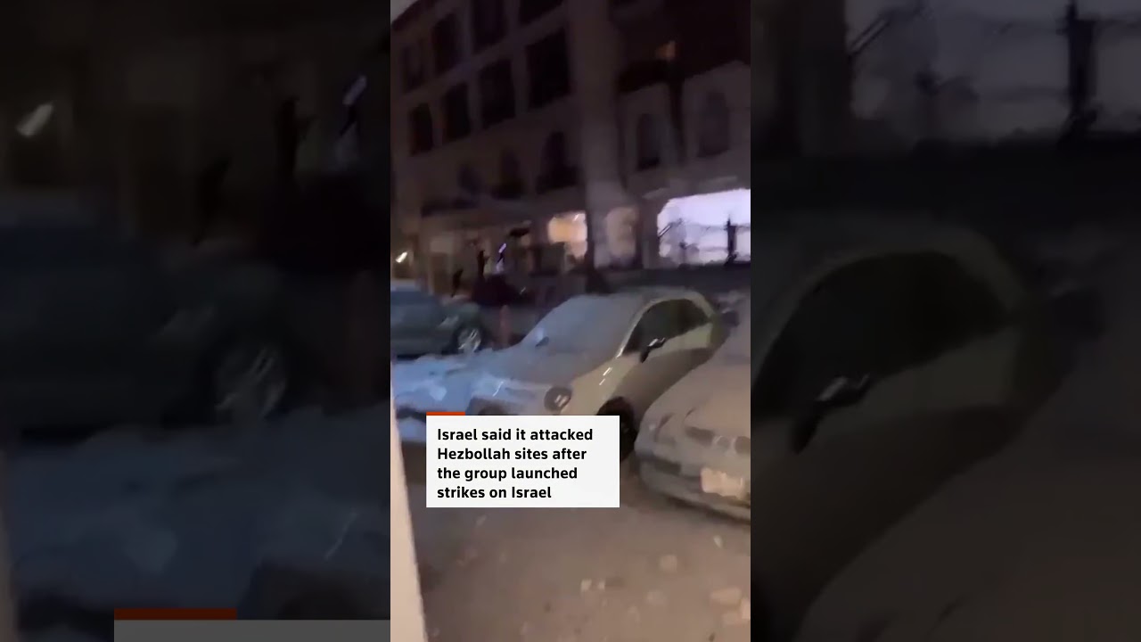 Israel strikes Beirut after Hezbollah attacks