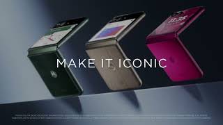 poster image for Make it iconic with the new motorola razr ultra