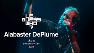 Alabaster DePlume - Live at Le Guess Who?