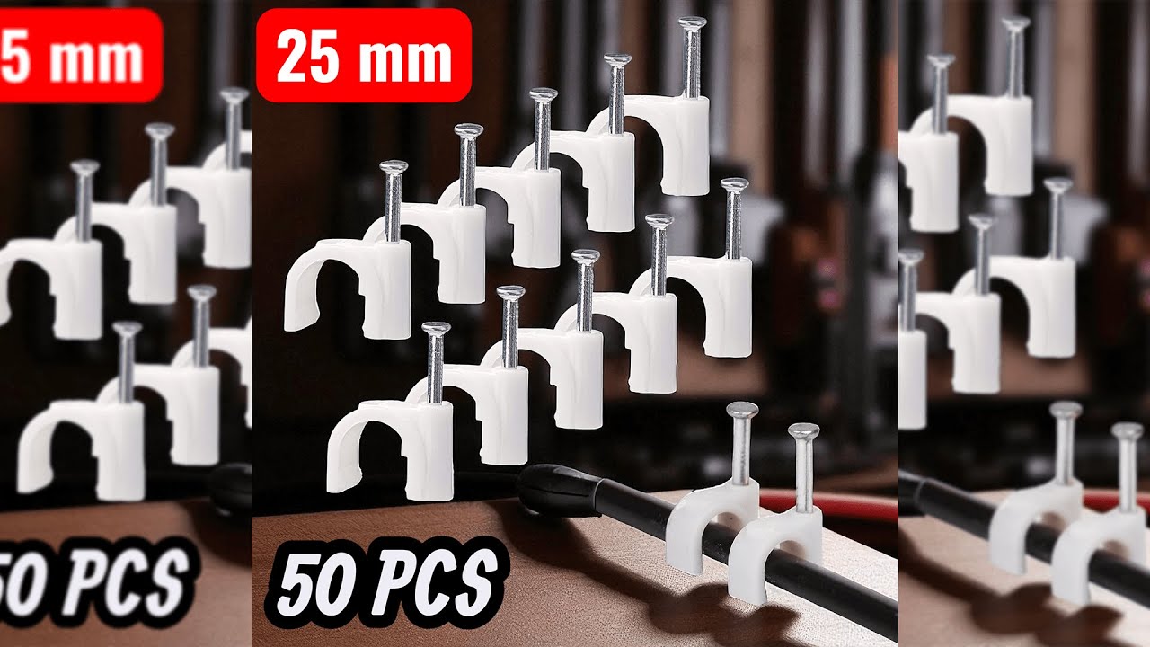 Taffware Klip Kabel Cable Clip Round Wire Management with Box 14mm - YQ802 Pratinjau video produk Taffware Klip Kabel Cable Clip Round Wire Management with Box 14mm - YQ802