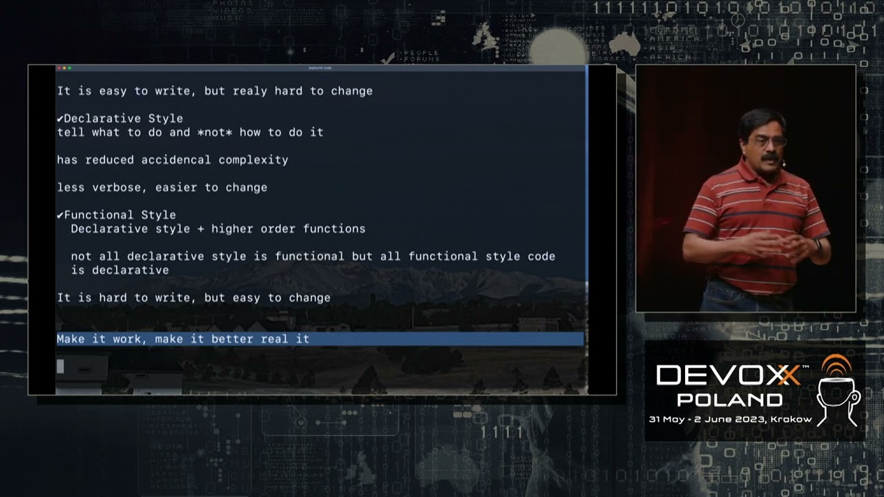 Refactoring from Imperative to Functional kind  • Venkat Subramaniam • Devoxx Poland 2023