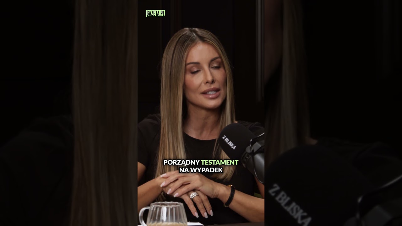 Lipińska: erstwhile   you have millions, you start taking care of taxes and your will