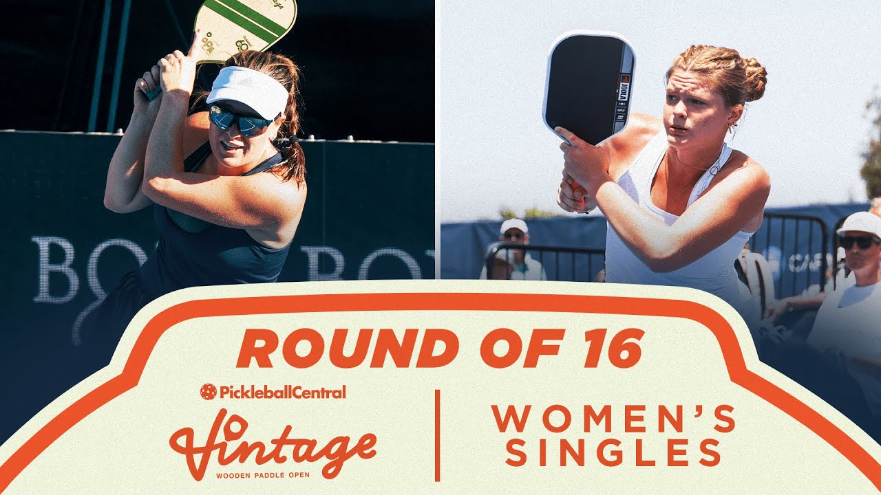 Mary Brascia v Cailyn Campbell at the Pickleball Central Sacramento Vintage Open