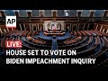 LIVE: House to vote on Biden impeachment inquiry as GOP unites behind investigation