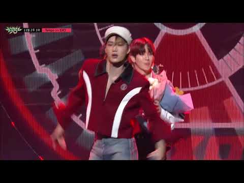 뮤직뱅크 11월 2주 1위 EXO Tempo 세리머니 Cut' 20181109