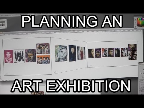 Planning an Art Exhibition - Artist VLOG