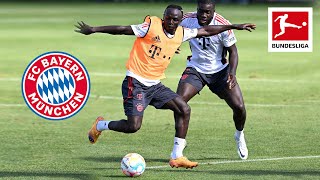 Sadio Mané’s First Training with FC Bayern München