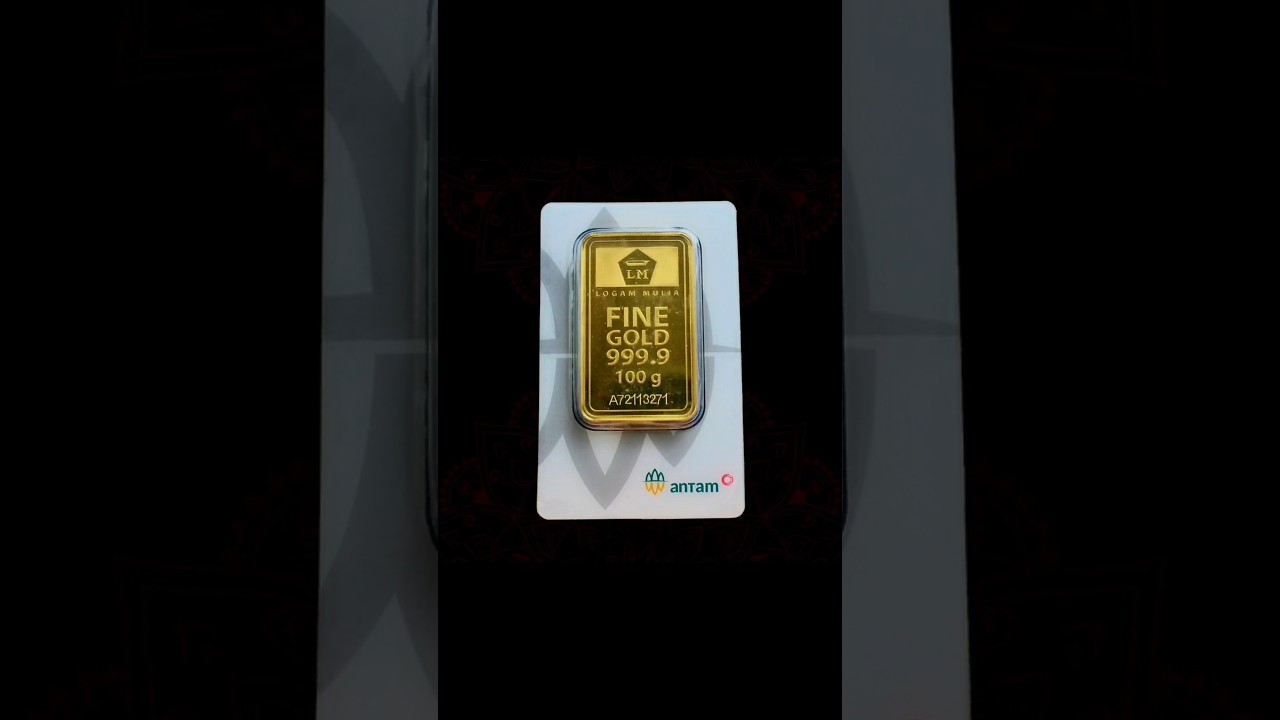 100 Gram Emas Antam Logam Mulia