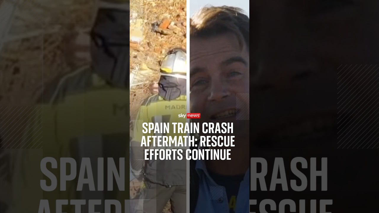 Spain train crash aftermath: Rescue efforts continue