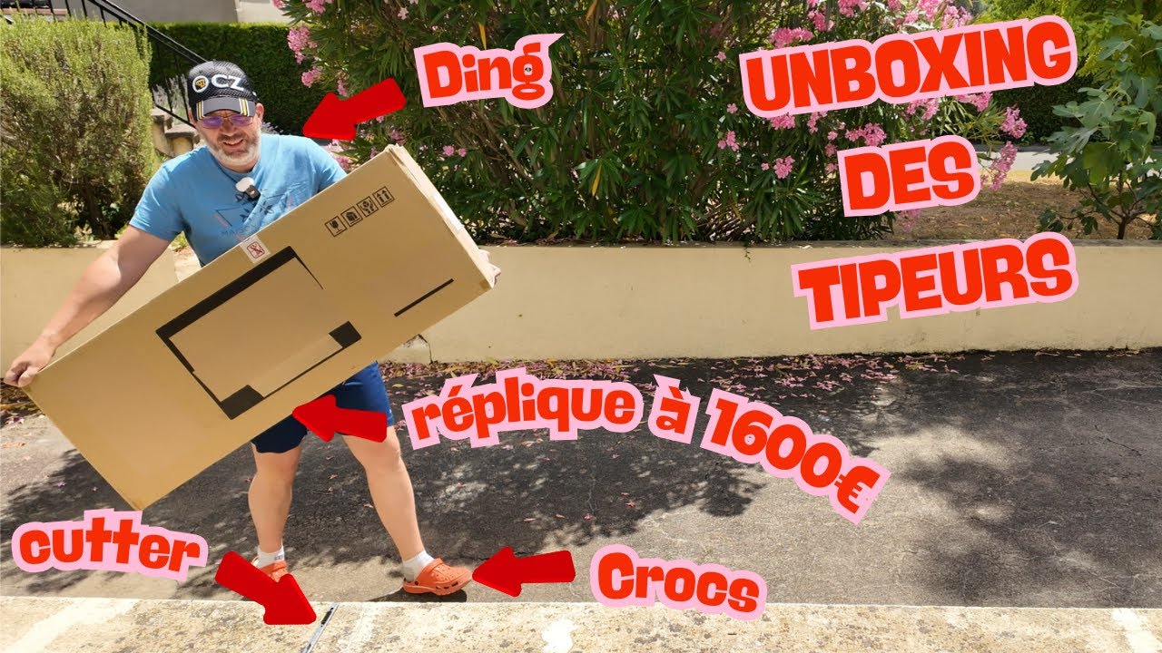 Airsoft- Unboxing de la réplique des TIPPEURS de l'été ! [Eng dub]